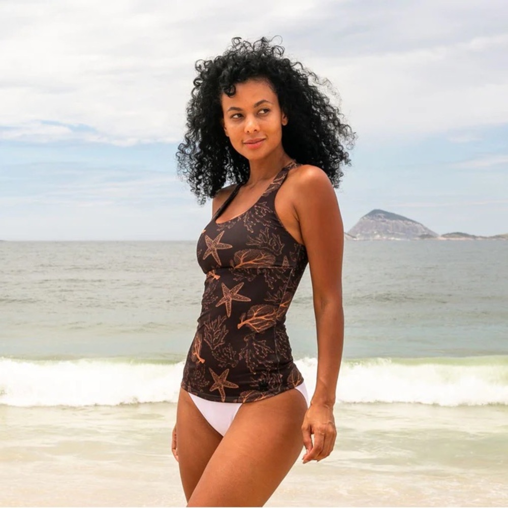 Reef Luxe Tankini Medium Like New without Tags original packaging